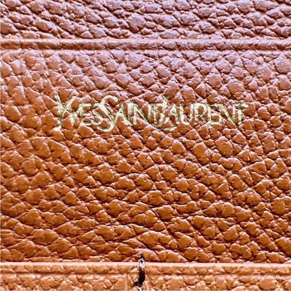 Yves Saint Laurent Tan Leather Wallet - Picture 12 of 13
